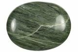 1.8" Polished Green Hair Jasper Pocket Stone  - Photo 3
